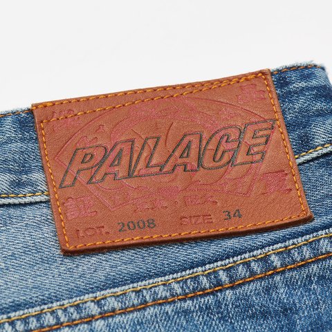 Palace PALACE EVISU DICE DENIM JEAN LIGHT WASH - Colorway