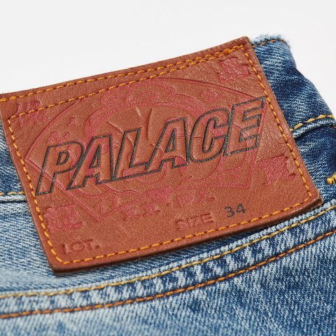 Palace PALACE EVISU LONG DENIM SHORT LIGHT WASH - Colorway