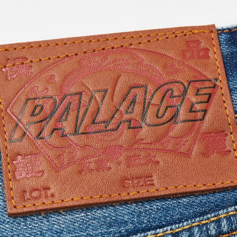 Palace PALACE EVISU DENIM TOTE LIGHT WASH - Colorway
