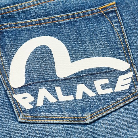 Palace PALACE EVISU DENIM TOTE LIGHT WASH - Colorway