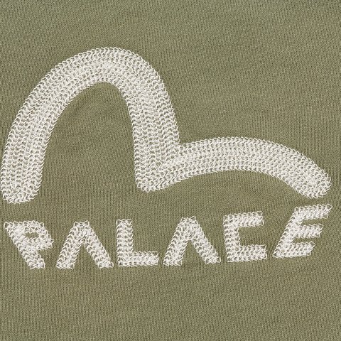 Palace PALACE EVISU ZIP HOOD OLIVE - Colorway