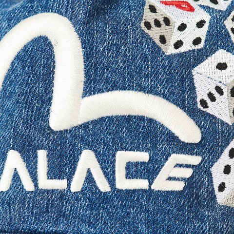 Palace PALACE EVISU DICE MESH TRUCKER LIGHT WASH - Colorway