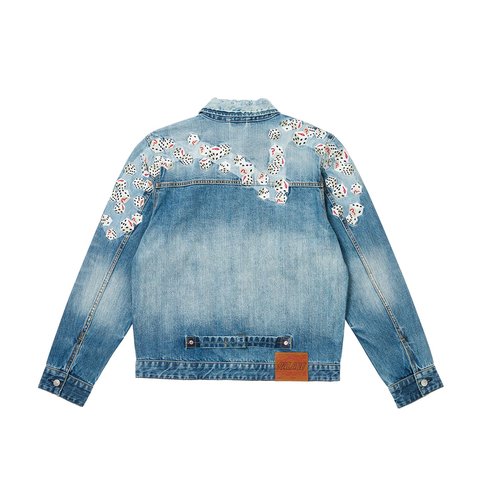 Palace PALACE EVISU DICE DENIM JACKET LIGHT WASH - Colorway