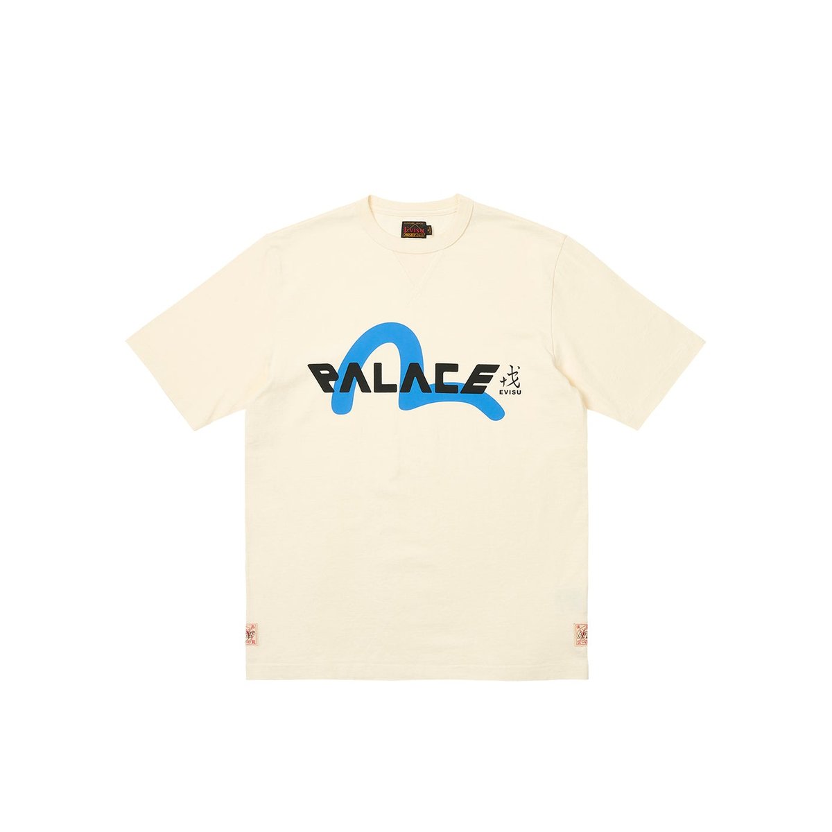 Palace PALACE EVISU LOGO T-SHIRT WHITE (Palace Evisu 2024) - $108.00