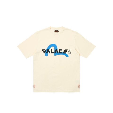 Palace PALACE EVISU LOGO T-SHIRT WHITE - $108.00