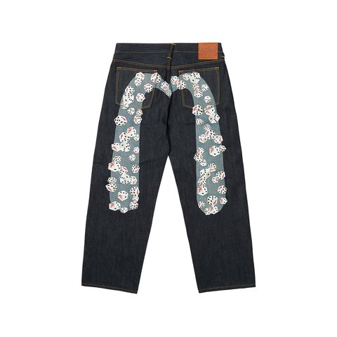 Palace PALACE EVISU DICE DENIM JEAN RAW - $438.00