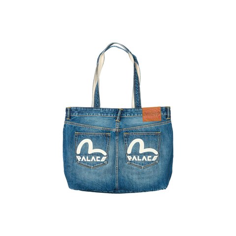 Palace PALACE EVISU DENIM TOTE LIGHT WASH - $188.00