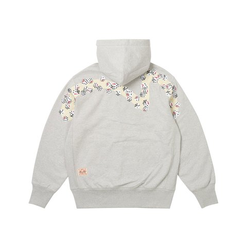 Palace PALACE EVISU ZIP HOOD GREY MARL - $298.00