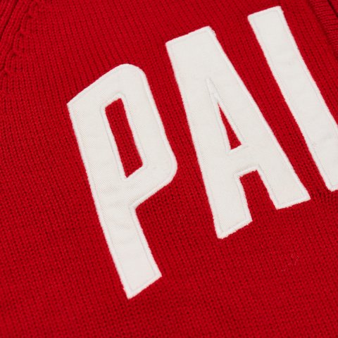 Palace ARCH FUNNEL KNIT TRUEST RED - Colorway