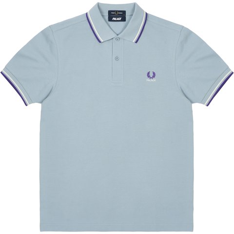 Palace PALACE FRED PERRY SHIRT DUSTY BLUE - $148.00