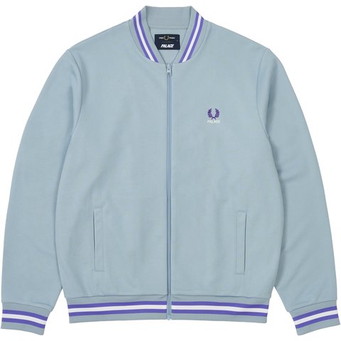 Palace PALACE FRED PERRY TRACK JACKET DUSTY BLUE - $178.00
