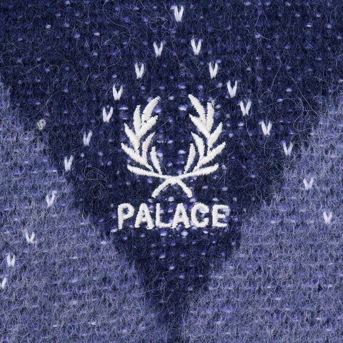 Palace PALACE FRED PERRY ARGYLE CARDIGAN PEACOAT - Colorway