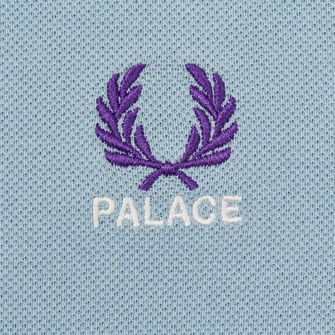 Palace PALACE FRED PERRY SHIRT DUSTY BLUE - Colorway