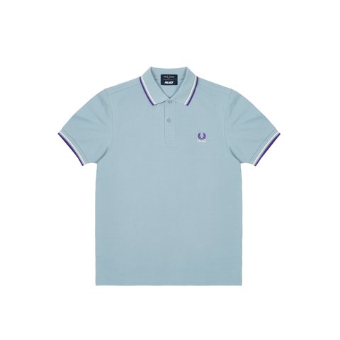 Palace PALACE FRED PERRY SHIRT DUSTY BLUE - Colorway