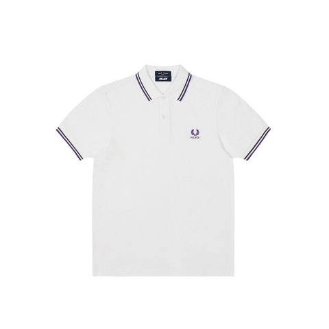 Palace PALACE FRED PERRY SHIRT WHITE - Colorway