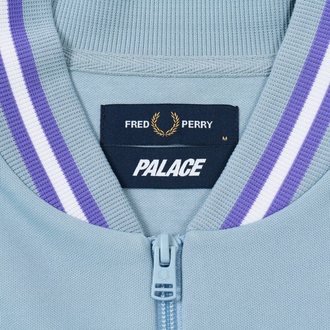 Palace PALACE FRED PERRY TRACK JACKET DUSTY BLUE - Colorway