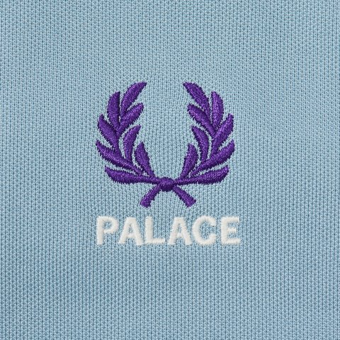 Palace PALACE FRED PERRY TRACK JACKET DUSTY BLUE - Colorway