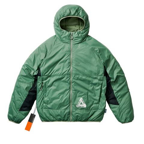 Palace PERTEX QUANTUM PATCH JACKET GREEN / BLACK - Colorway
