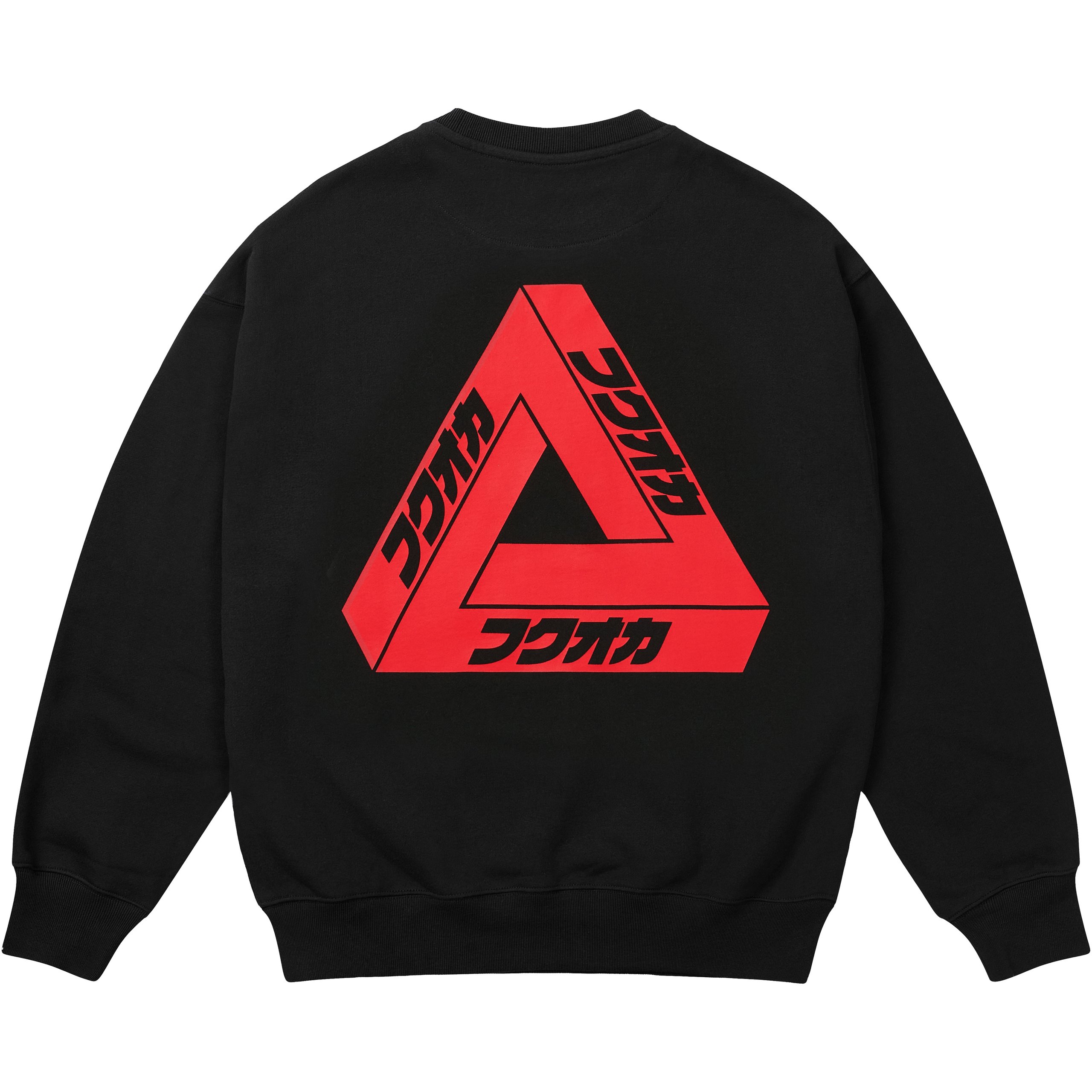 PALACE FUKUOKA TRI FERG CREW BLACK