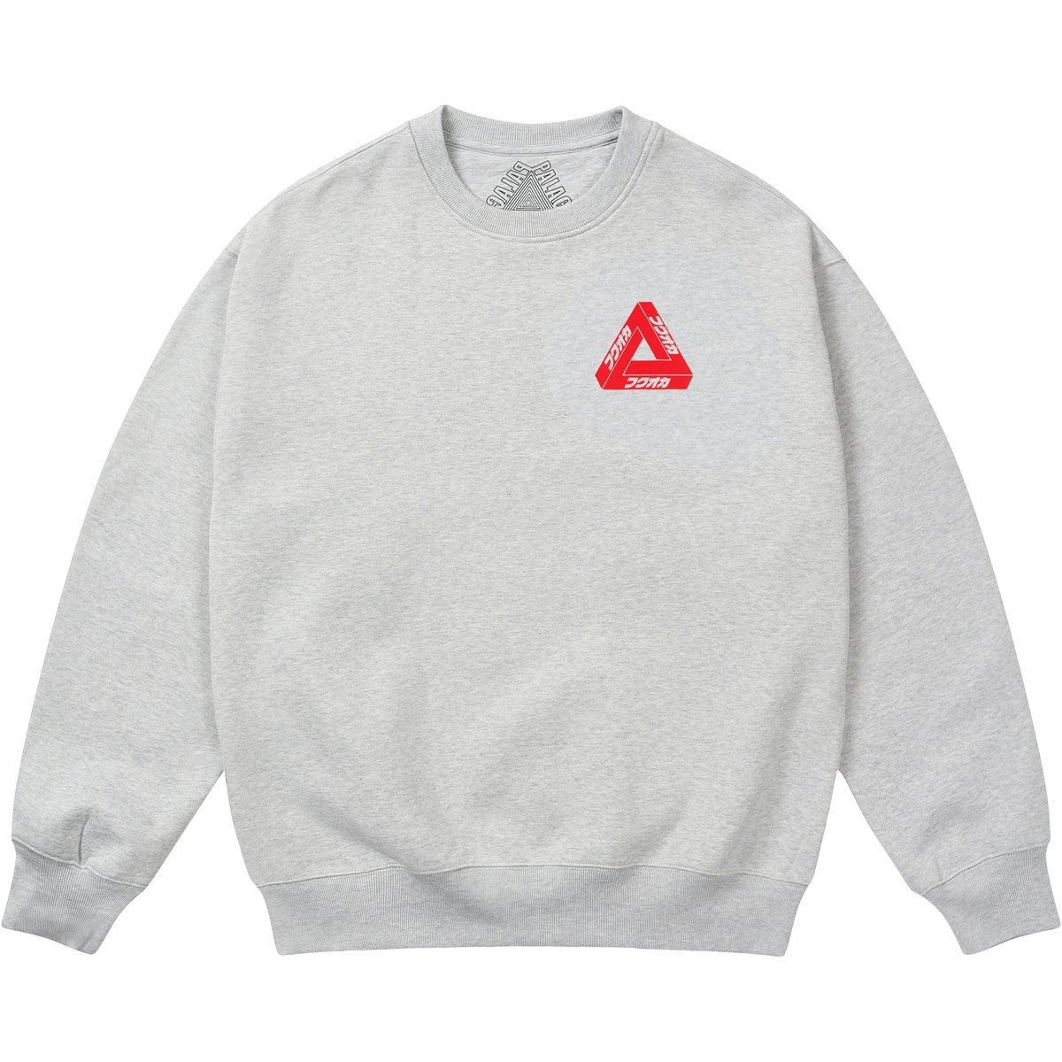 Palace PALACE FUKUOKA TRI FERG CREW GREY MARL (Palace Fukuoka 2025)