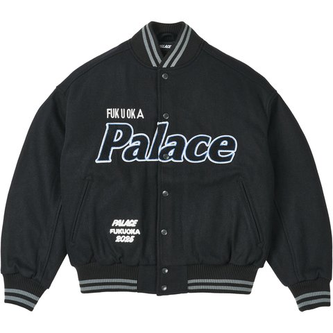 Palace PALACE FUKUOKA VARSITY JACKET BLACK