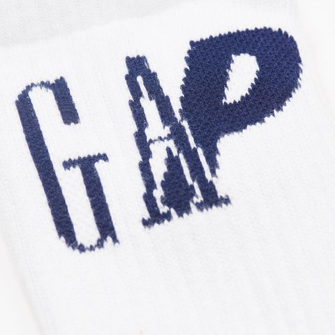 Palace PALACE GAP CREW SOCK WHITE - Colorway