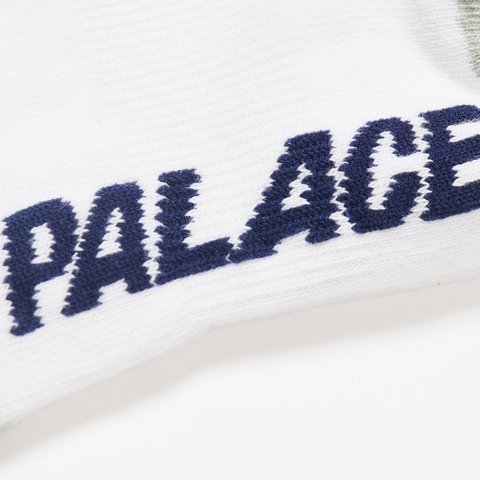Palace PALACE GAP KIDS SOCKS WHITE - Colorway