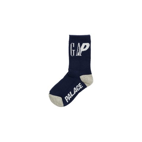 Palace PALACE GAP KIDS SOCKS NAVY - $10.00