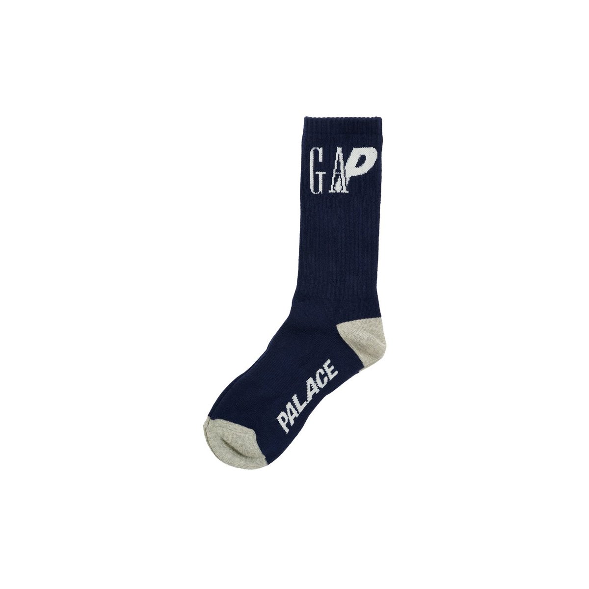 Palace PALACE GAP CREW SOCK NAVY (Palace Gap 2024) - $17.00