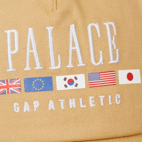 Palace PALACE GAP FLAG 6-PANEL KHAKI - Colorway