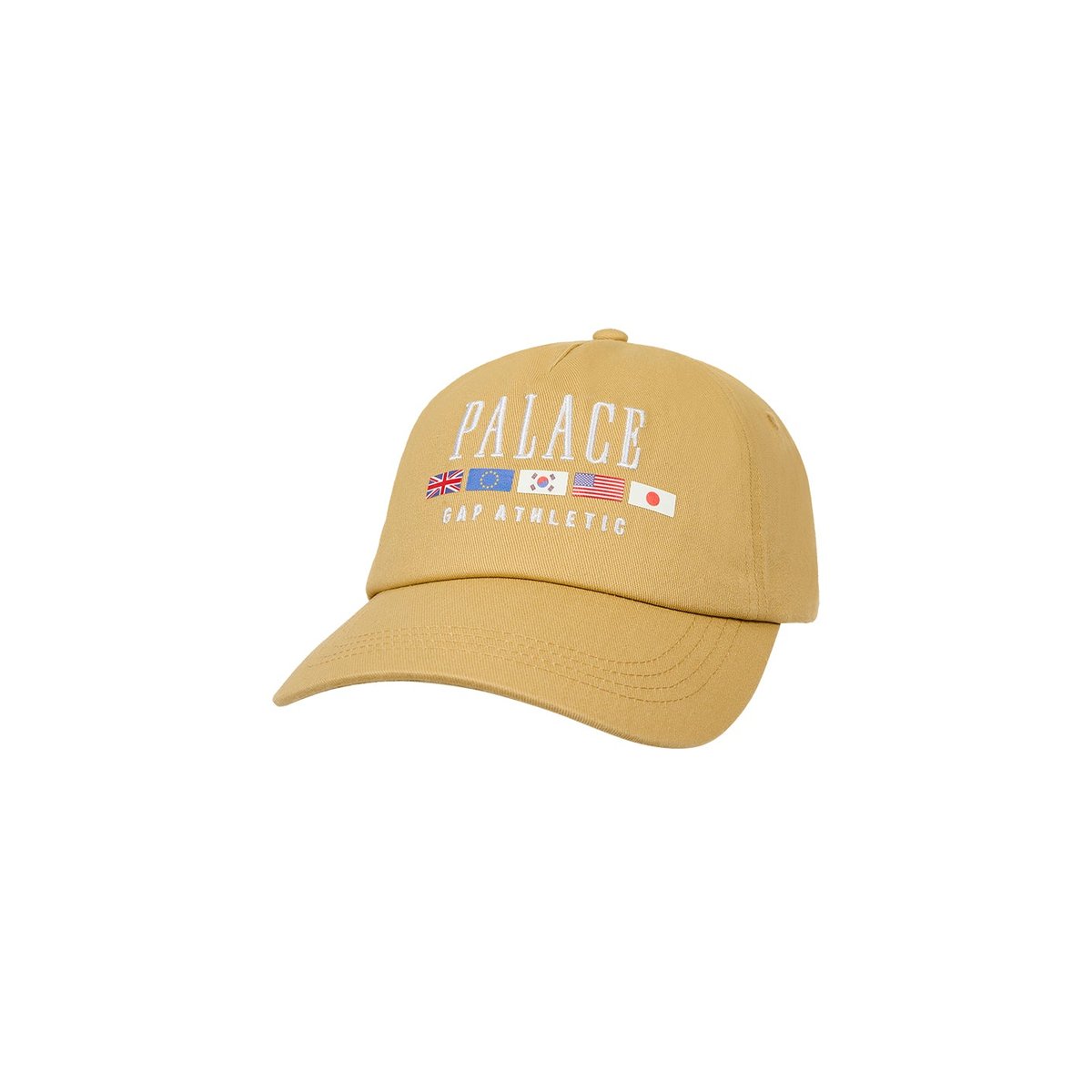 Palace PALACE GAP FLAG 6-PANEL KHAKI (Palace Gap 2024) - $35.00