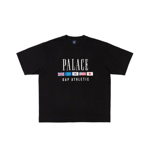Palace PALACE GAP HEAVY JERSEY T-SHIRT BLACK - $54.00