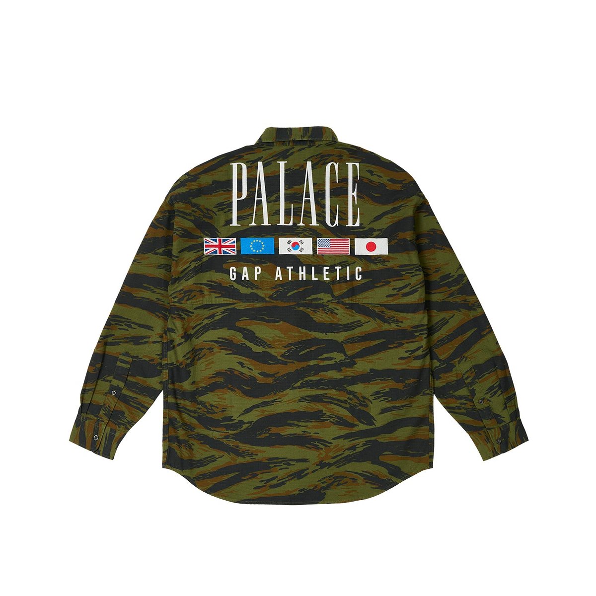 Palace PALACE GAP OXFORD DROP SHOULDER CAMO (Palace Gap 2024) - $90.00