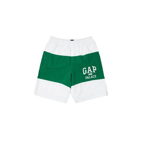Palace PALACE GAP BOARDSHORT WHITE / GREEN - $80.00