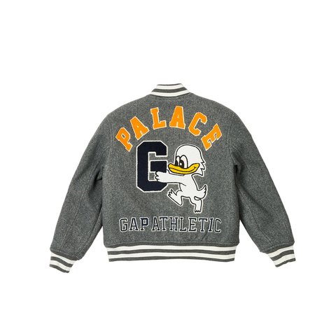 Palace PALACE GAP KIDS VARSITY JACKET GREY - Colorway