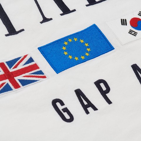 Palace PALACE GAP OXFORD DROP SHOULDER WHITE - Colorway