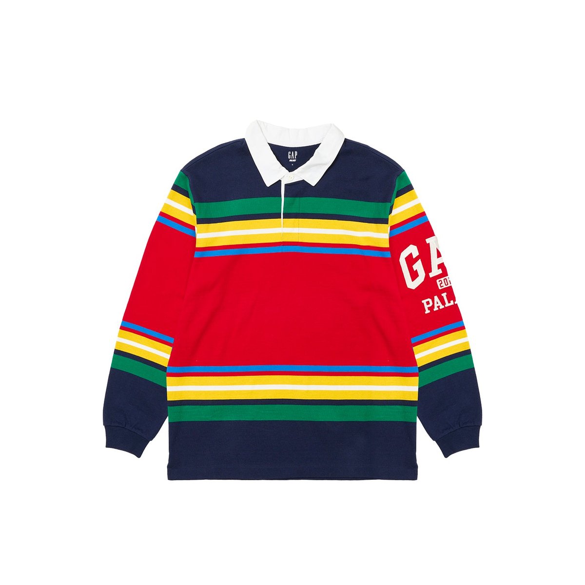 Palace PALACE GAP RUGBY SHIRT MULTI (Palace Gap 2024) - $110.00