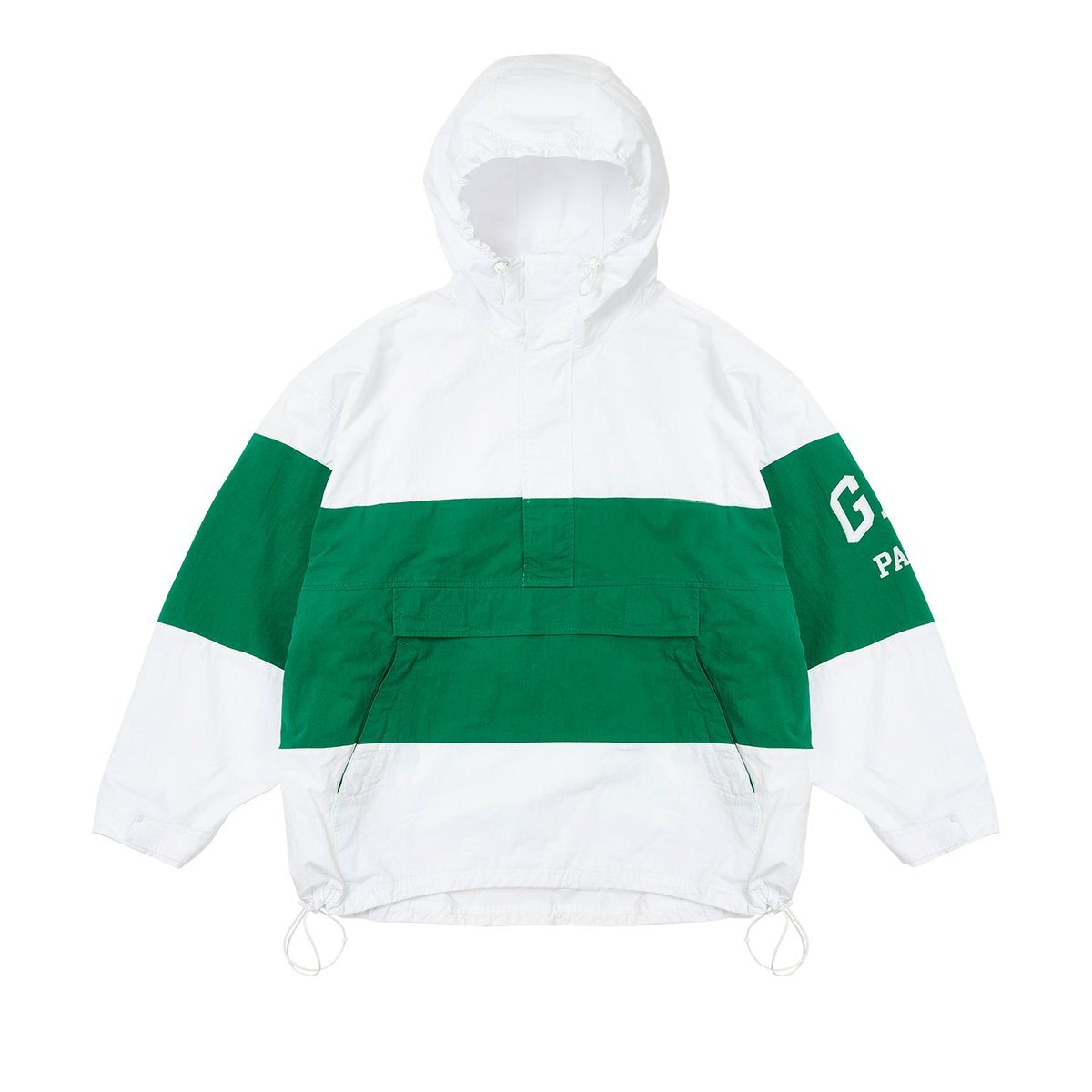 Palace PALACE GAP WINDBREAKER WHITE / GREEN (Palace Gap 2024) - $130.00