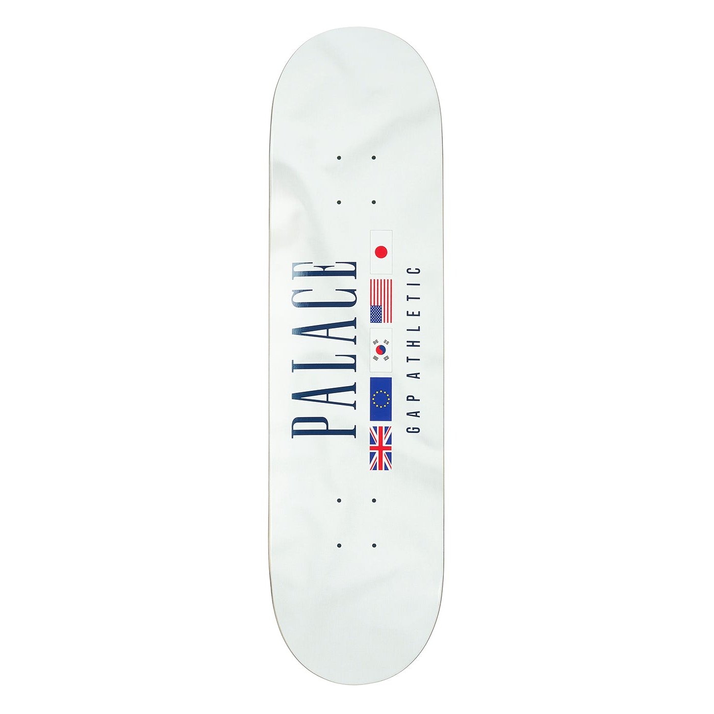 PALACE GAP BOARD WHITE 8.25