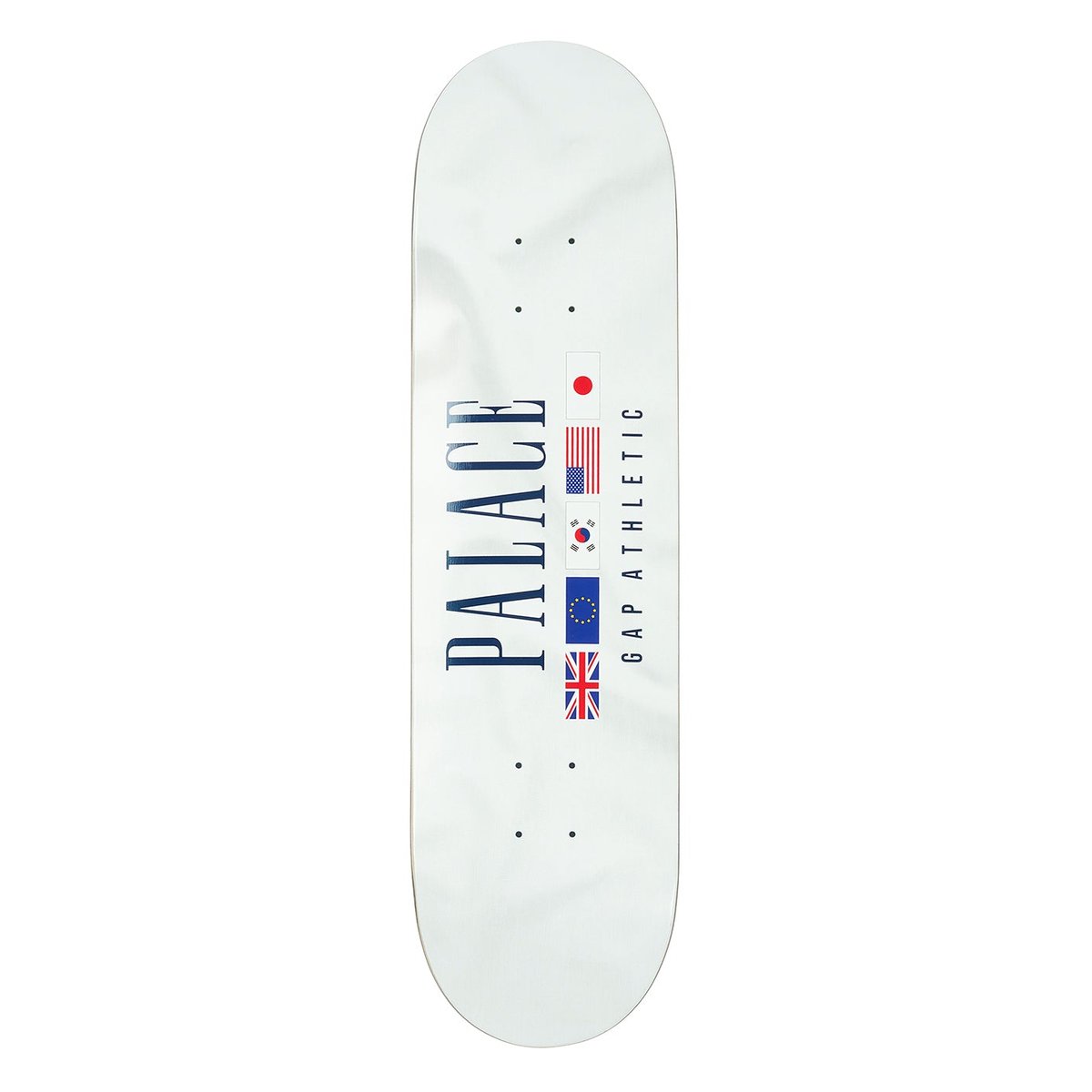 Palace PALACE GAP BOARD WHITE 8.25 (Palace Gap 2024) - $72.00