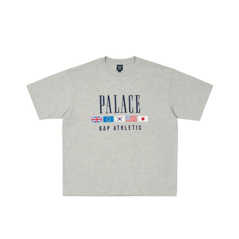Palace PALACE GAP HEAVY JERSEY T-SHIRT GREY - Colorway