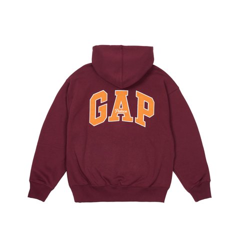Palace PALACE GAP HOOD BURGUNDY - Colorway