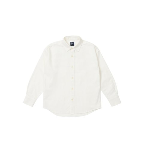 Palace PALACE GAP KIDS OXFORD DROP SHOULDER WHITE - Colorway