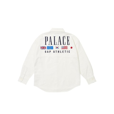 Palace PALACE GAP KIDS OXFORD DROP SHOULDER WHITE - Colorway