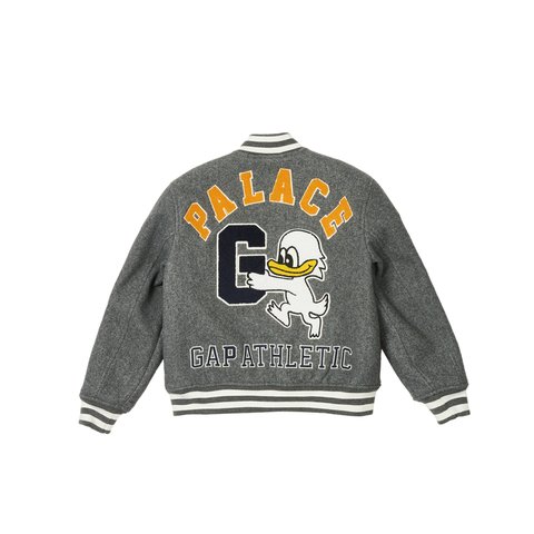 Palace PALACE GAP KIDS VARSITY JACKET GREY - Colorway