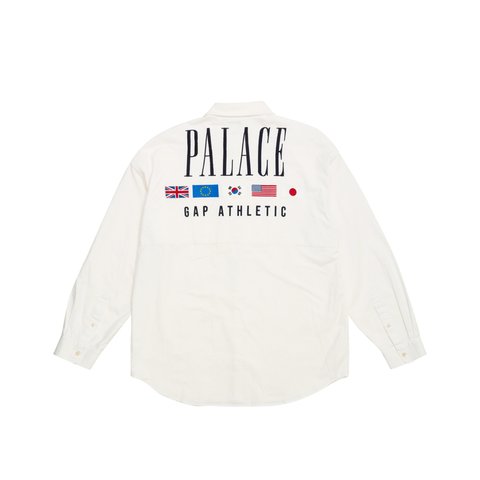 Palace PALACE GAP OXFORD DROP SHOULDER WHITE - Colorway