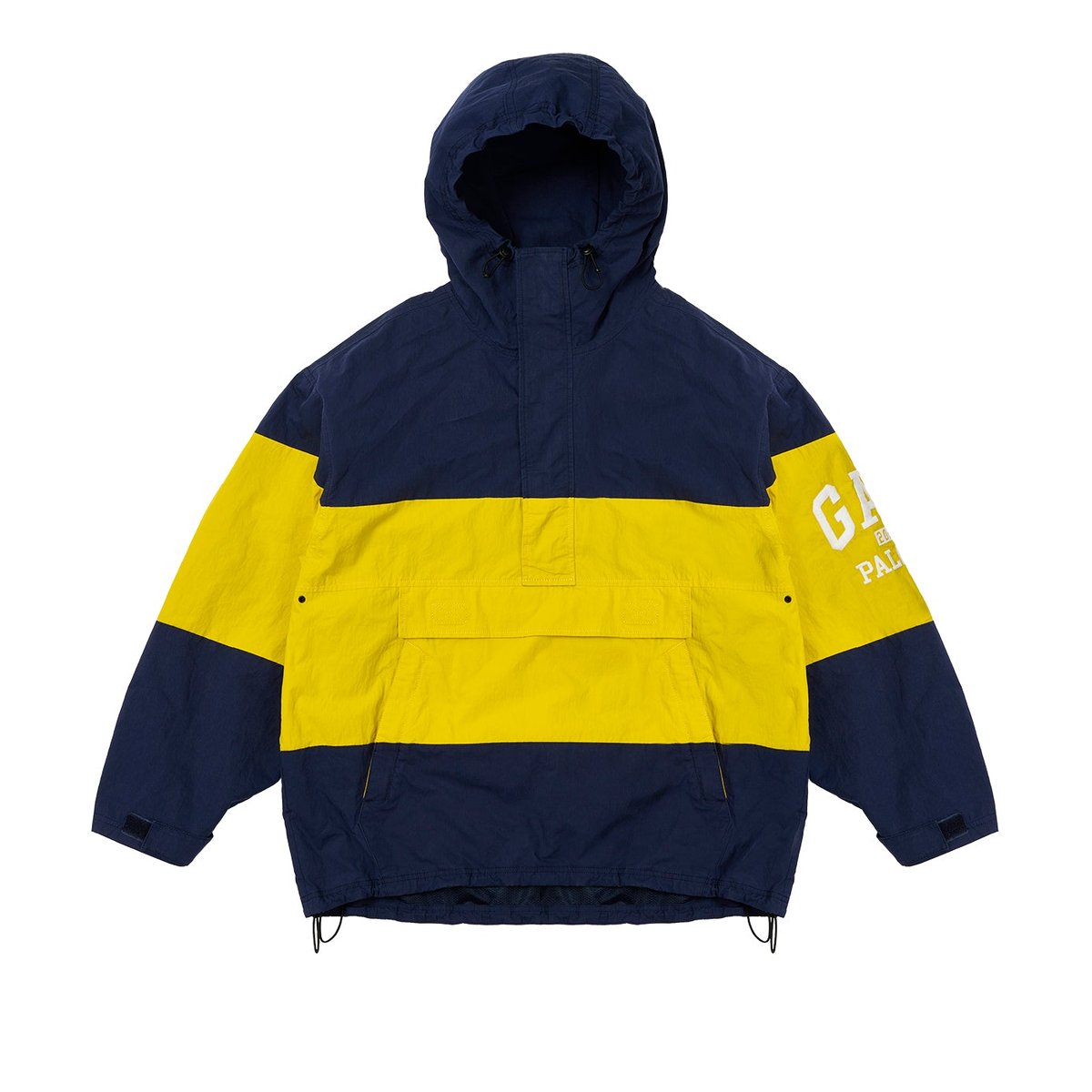 Palace PALACE GAP WINDBREAKER BLUE / YELLOW (Palace Gap 2024) - $130.00