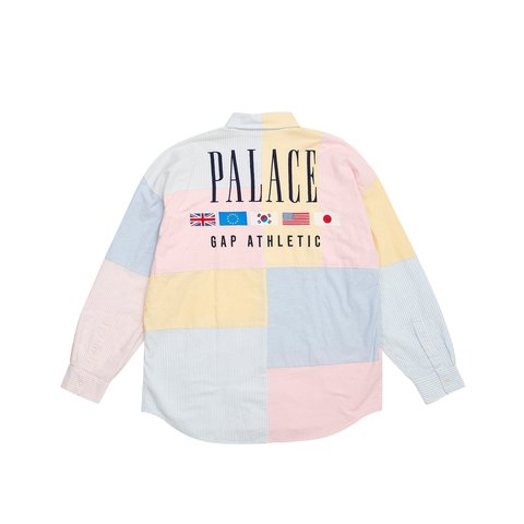 Palace PALACE GAP OXFORD DROP SHOULDER MULTI - $90.00