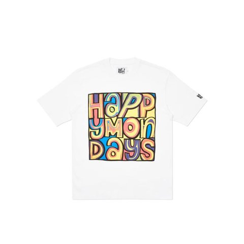 Palace PALACE PALACE T-SHIRT HAPPY MONDAYS WHITE