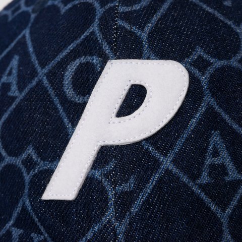 Palace DENIM P 6-PANEL INDIGO HEART - Colorway